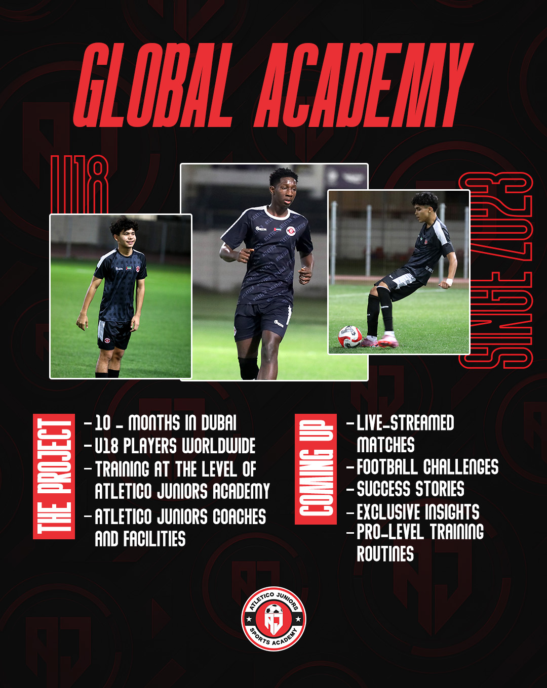 Global Academy U18 - 10 Months in Dubai