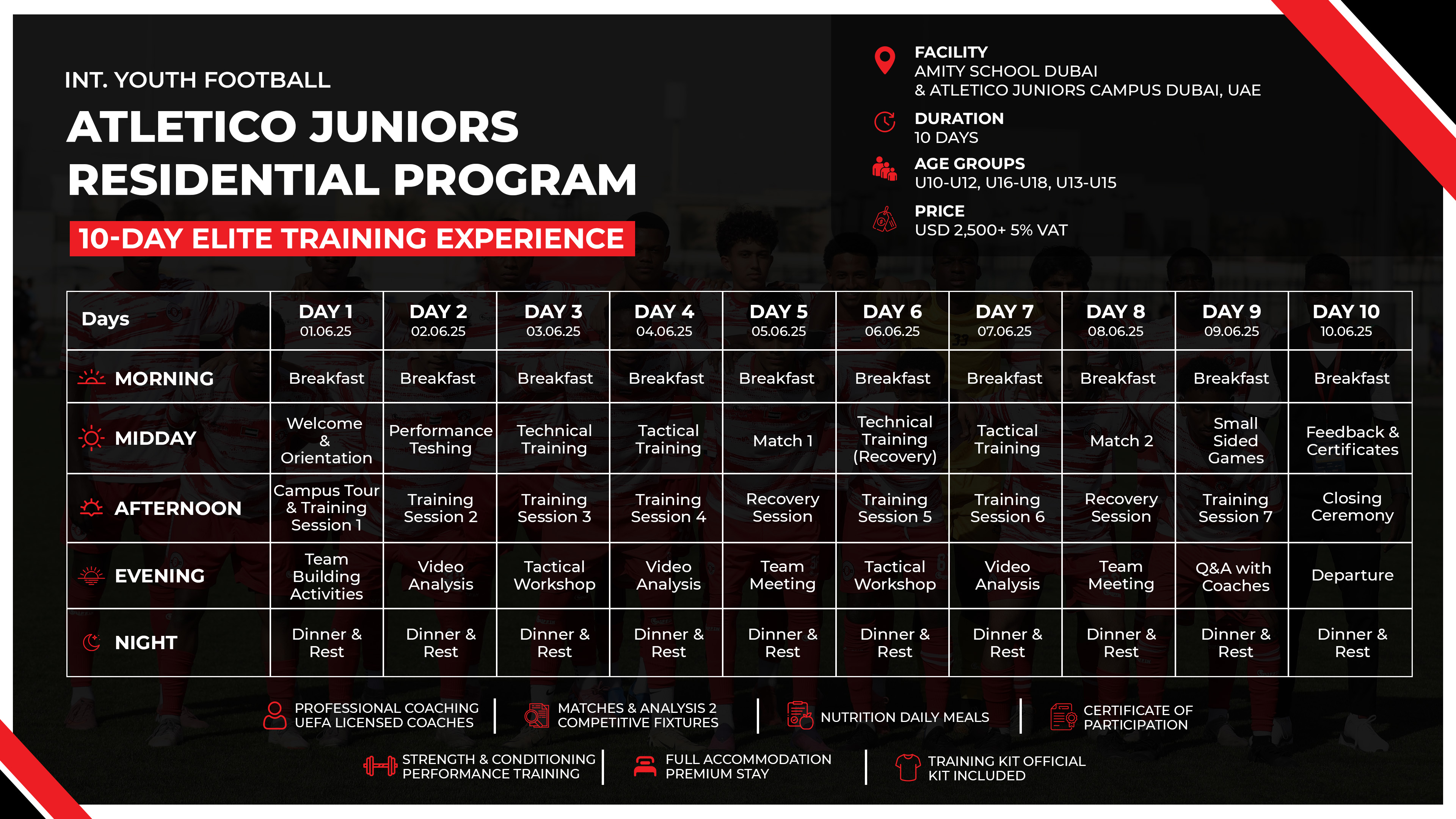 Residential Programme Schedule